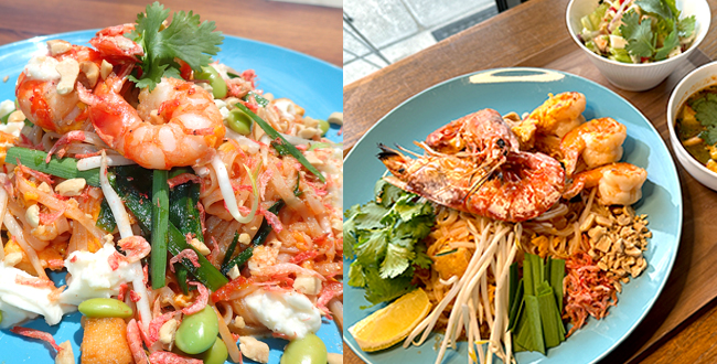 「枝豆とチーズのパッタイ」「大海老パッタイセット」