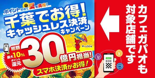 千葉県主催のキャッシュレス決済キャンペーン